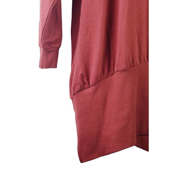 Young Fabulous & Broke Zippered Asymmetrical Hem Turtle Neck Sweater Dress Sz M - Picture 6 of 12